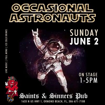 Occasional Astronauts LIVE Sunday Afternoon