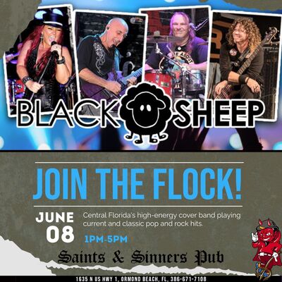 Black Sheep LIVE Saturday Afternoon!