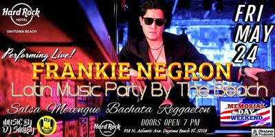 Latin Dance Party By The Beach! With Frankie Negron Live!