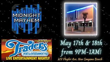 Join Midnight Mayhem for a dance party at Trader's on 5/17!