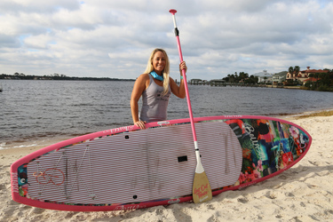Standing O: Emily Jones aims to empower women through paddle boarding
